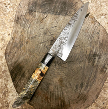 Load image into Gallery viewer, Chef Knife - Bog Oak &amp; Burlwood Handle - 200mm
